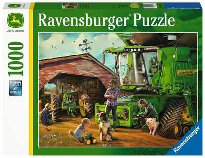 Ravensburger dėlionė „John Deere: tada ir dabar“, 1000 det.