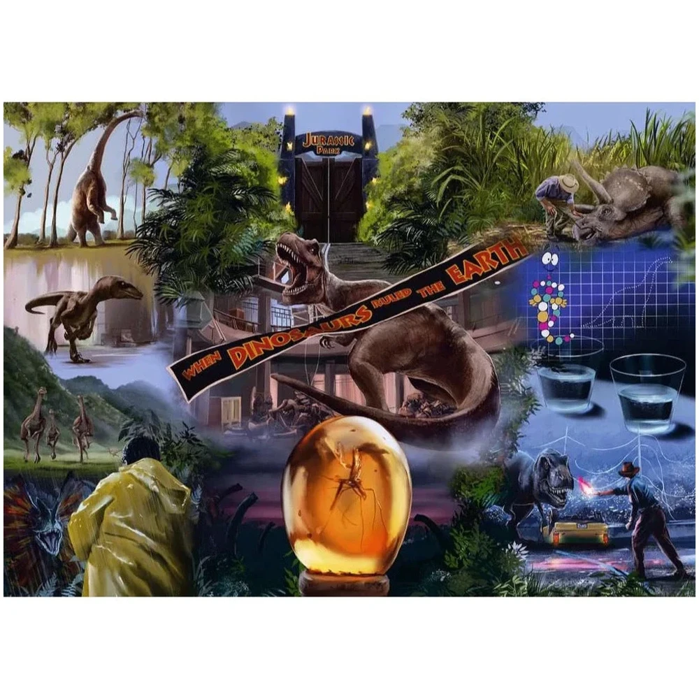 Ravensburger Dėlionė 1000 vnt. - Jurassic Park