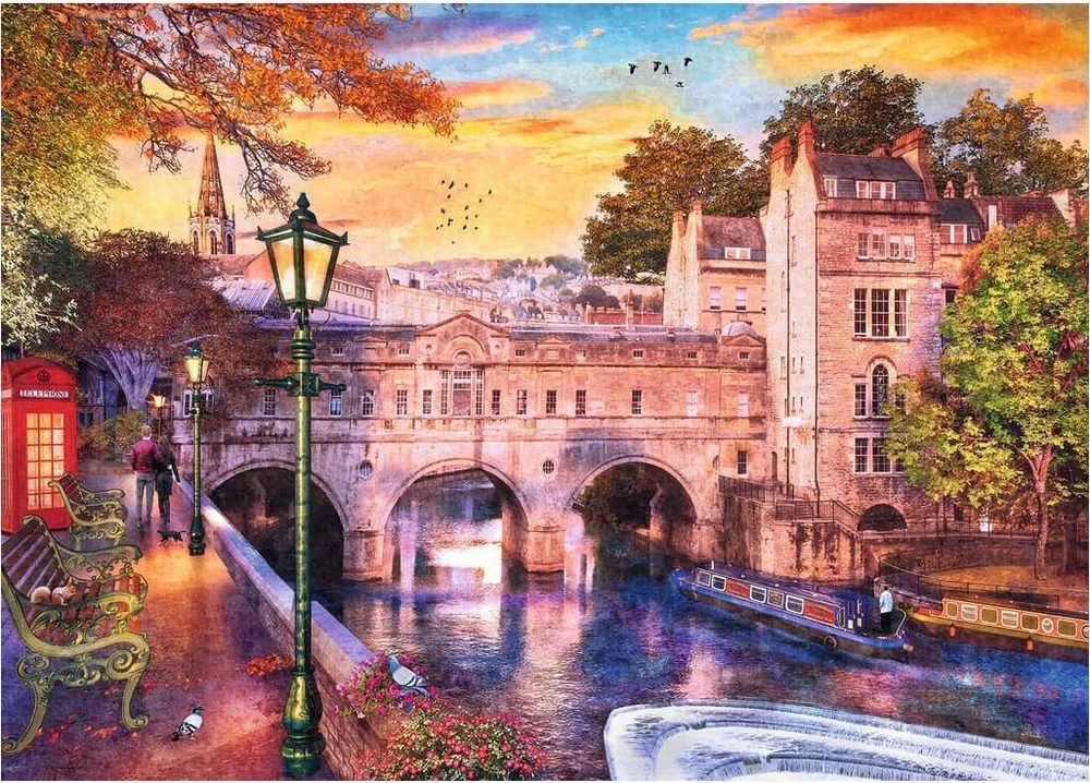 Ravensburger Dėlionė 1000 vnt. - Vakaro romantika aprašymas - Prekės nuotrauka