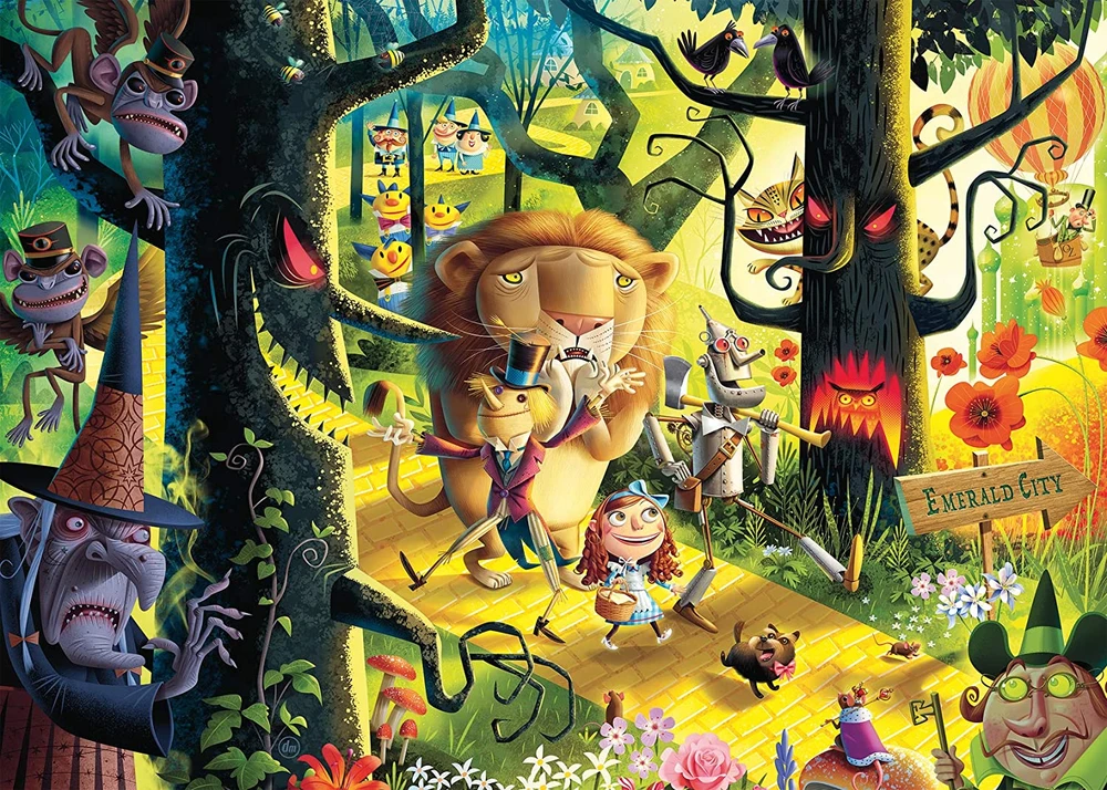 Ravensburger Dėlionė 1000 vnt. - Liūtai, tigrai ir lokiai aprašymas - Prekės nuotrauka