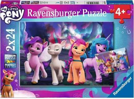 Ravensburger 2 dėlionės „My Little Pony“, 2×24 det., nuo 4 m.