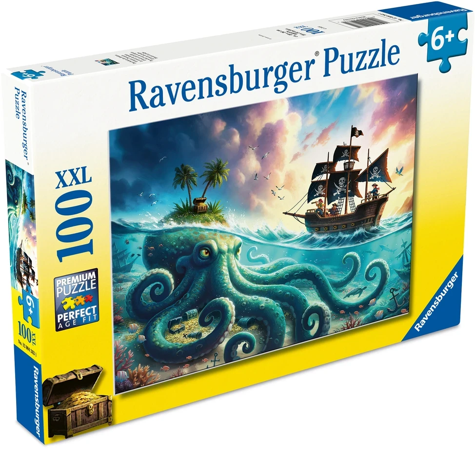 Ravensburger Dėlionė 100 vnt. - Piratų lobis