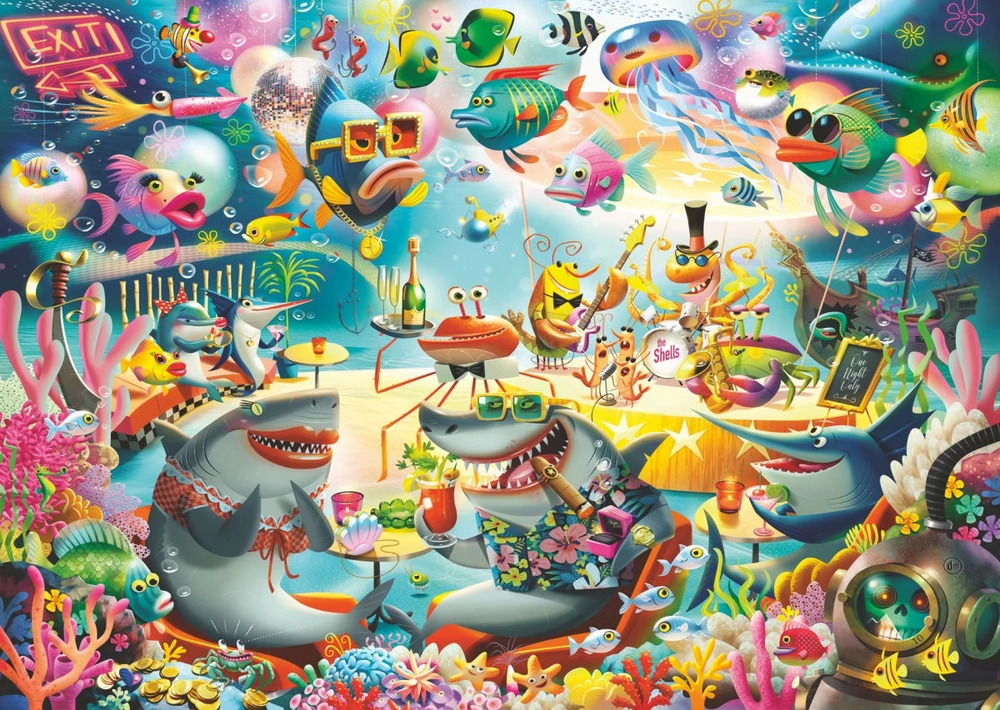 Ravensburger Dėlionė 1000 vnt. - Vandenynas aprašymas - Prekės nuotrauka