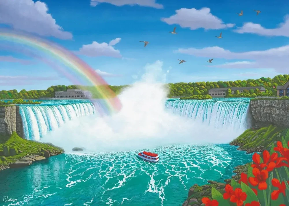 Ravensburger Dėlionė 1000 vnt. - Niagaros krioklys aprašymas - Prekės nuotrauka
