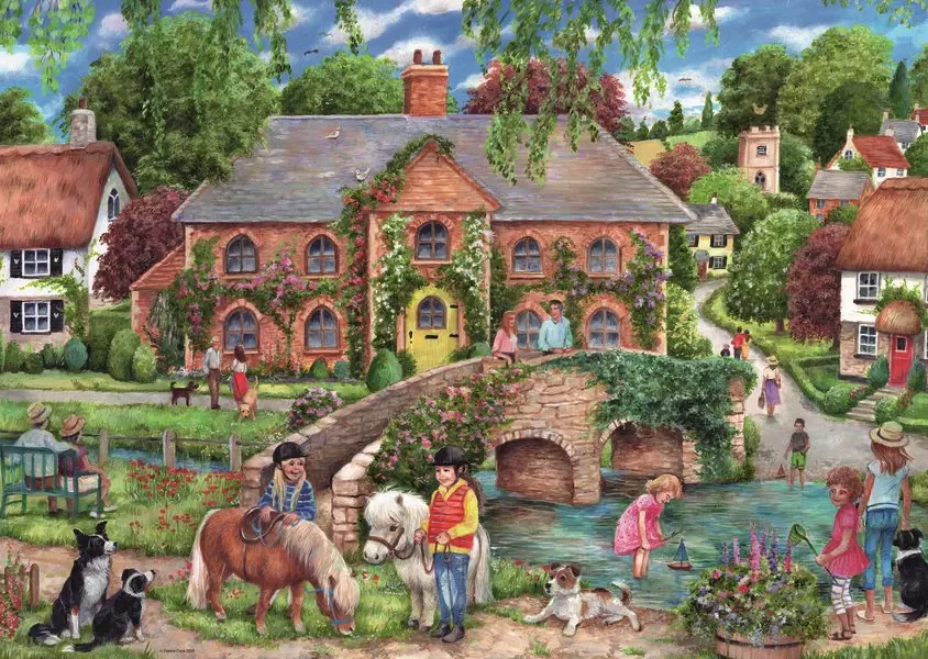 Ravensburger Dėlionė 1000 vnt. - Gyvenimas kaime