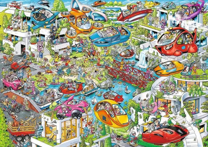 Ravensburger Dėlionė 1000 vnt. - Ateitis