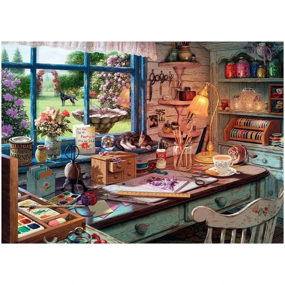 Ravensburger Dėlionė 1000 vnt. - Sandėliukas
