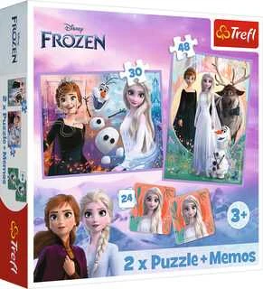 FROZEN TREFL 30+48 det. dėlionė-žaidimas „Ledo šalis 2“
