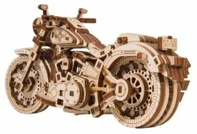 Wooden City Wooden.City 3D medinis motociklo dėlionė – Chopper valdiklis