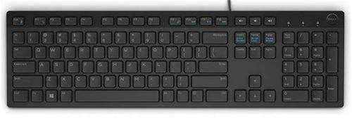 Dell multimedijos klaviatūra KB216, juoda, vokiškas išdėstymas