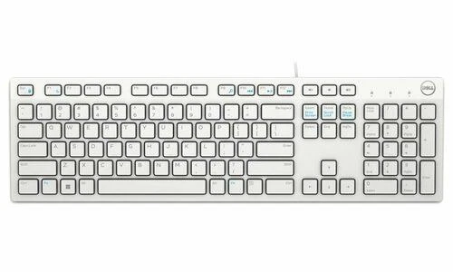 DELL KB216 klaviatūra USB QWERTZ Vokiečių Balta
