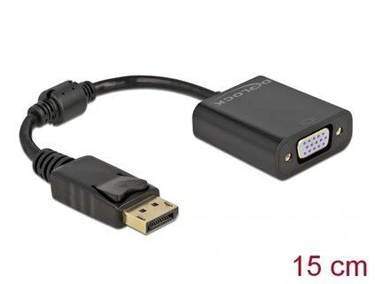 DisplayPort į VGA adapteris su 15 cm laidu