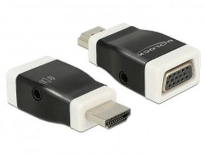Delock HDMI į VGA adapteris su garso jungtimi