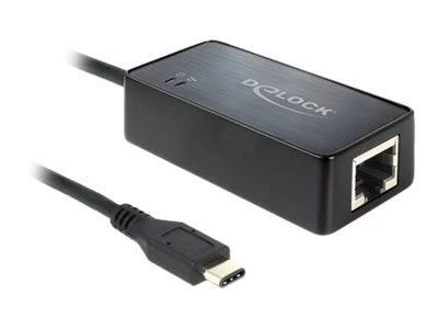 DELOCK Adapteris SuperSpeed USB USB 3.1 Gen 1 SU USB Type-C male > Gigabit LAN 10/100/1000 Mb/s