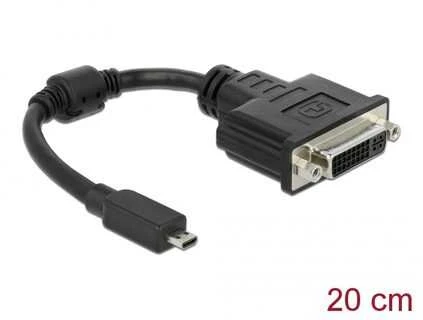 HDMI Micro-D į DVI adapteris 20 cm