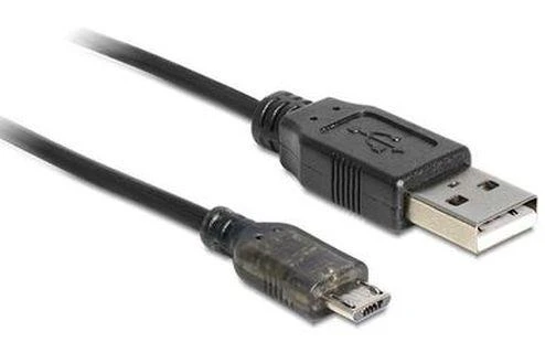 DELOCK USB duomenų ir maitinimo kabelis su LED indikacija