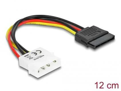 KABELIS ZASILAJĄCY WEWNĘTRZNY MOLEX(M)->SATA(F) 12CM DELOCK
