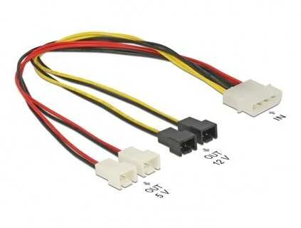 Delock Molex – 2 kontaktų 0,3 m daugiaspalvis (83343)