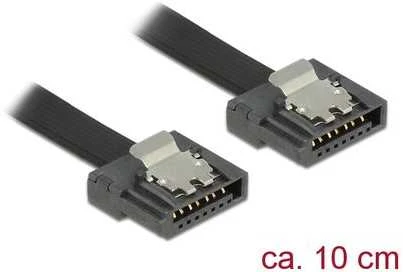 Delock SATA - SATA, 0.1m, Juodas (83838)
