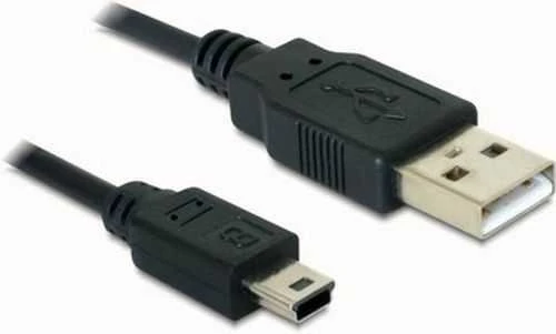 Delock kabelis USB 2.0 > USB-B mini 5 kontaktų kištukas/vyras 1,5 m