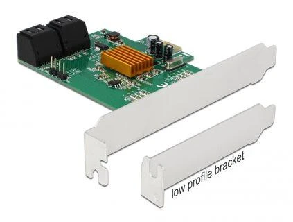 Delock karta PCI Express x1 - 4x interna