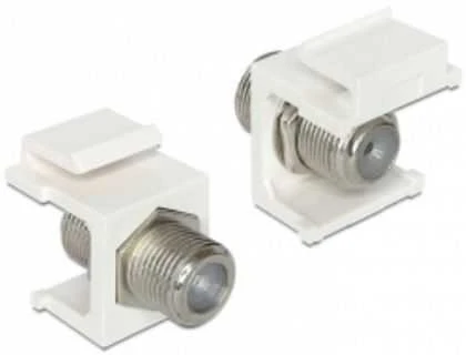 Du balti Keystone F jungčių moduliai