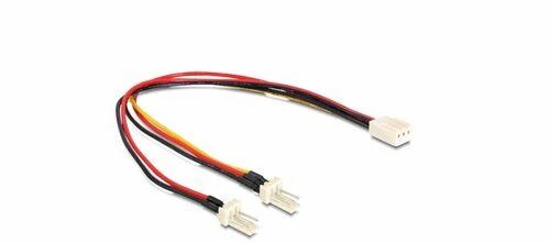 „Delock Molex x2“ – ATX/EPS 8 kontaktų, 0,3 m, „Geltonas“ (85453)