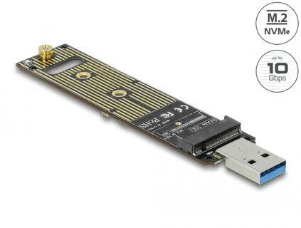 Delock keitiklis, skirtas M.2 NVMe PCIe SSD su USB 3.1 Gen 2