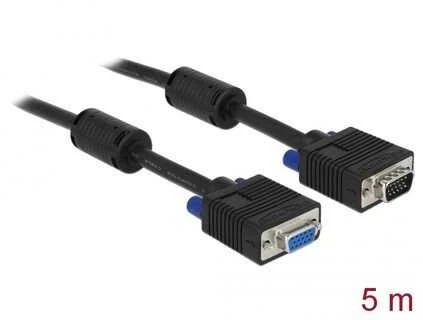 DELOCK Extension cable SVGA 5m male-female