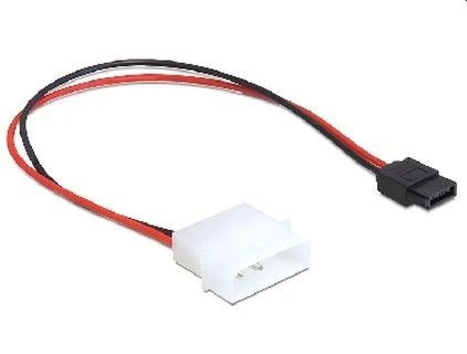 DELOCK Cable Power IDE Molex Plug > Maitinimas SATA 6 kontaktais