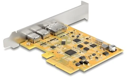 „Controller Delock DeLOCK PCIe x4“ plokštė, skirta 1x išoriniam USB-C 10 Gbit/s prievadui + 1x išoriniam USB-C DP Alt Mode, USB valdiklis