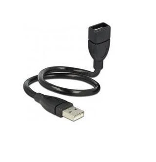 DELOCK kabelis USB 2.0 A kištukas > Moteriškas ShapeCable 0,15 m