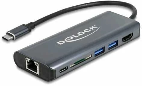 „Delock 4K Dock“ USB-C stotis / replikatorius (87721)