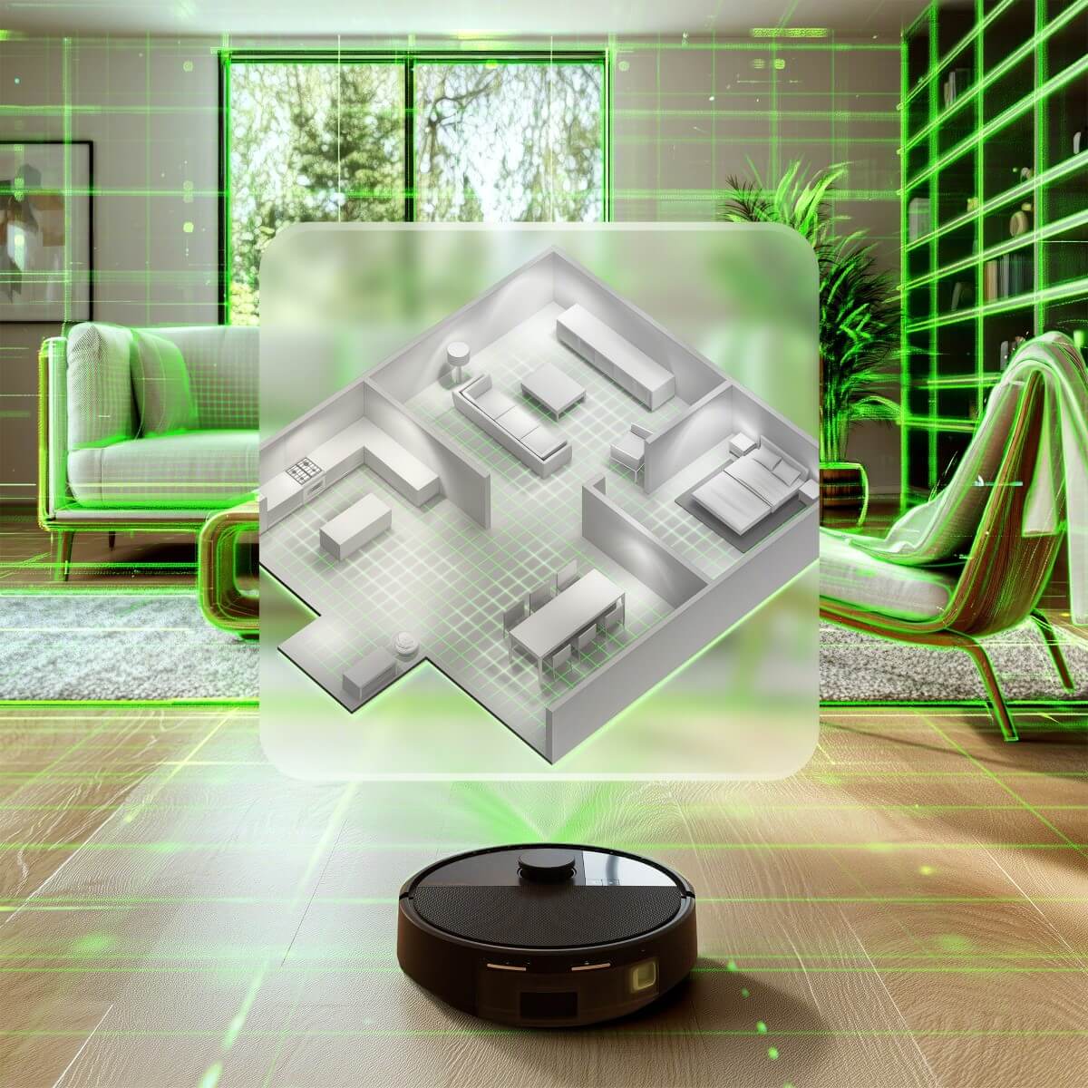 Dulkių siurblys - robotas iRobot Roomba Max 705 VAC + automatinio ištuštinimo stotelė, juodos spalvos aprašymas - Prekės nuotrauka
