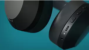 Belaidės ausinės Philips TAH8506BK/00, Juodos aprašymas - Prekės nuotrauka