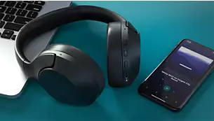 Belaidės ausinės Philips TAH8506BK/00, Juodos aprašymas - Prekės nuotrauka