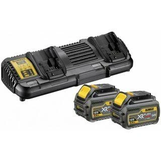 Priedų rinkinys DeWalt FlexVolt; 18 V; 54 V; 2x6,0 Ah akum. + pakrovėjas DCB132