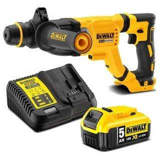 DeWalt perforatorius DCH263P1-QW; 3 J; SDS-plus; 18 V; 1x5,0 metų.