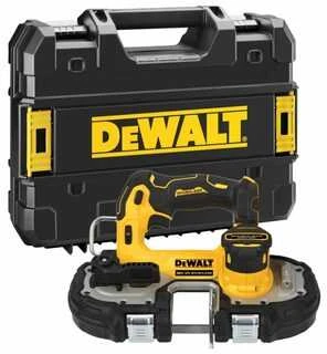 Juostinis pjūklas DeWalt DCS377NT; 18 V (be akumuliatoriaus ir pakrovėjo)