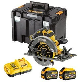 DeWalt DCS579X2 diskinis pjūklas su lagaminu ir akumuliatoriais