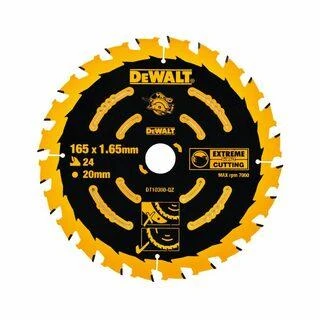 Pjovimo diskas 184x1,65x16mm, z40, 20° medis MDF, DeWalt