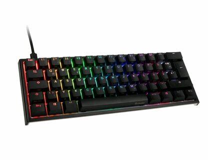 Žaidimų Klaviatūra Ducky One 2 Mini RGB Juodas - US išdėstymas - Cherry MX Raudona Switches