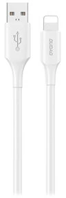 Dudao L2sL USB-A - Lightning 6A kabelis 1.2m - Baltas