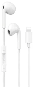 Dudao X14PROL-W1 į ausis įkišamos ausinės su Lightning jungtimi baltos spalvos (X14PROL-W1)