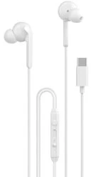 Dudao X3C+ su laidu USB-C In-Ear ausinės 1.2m – baltos spalvos