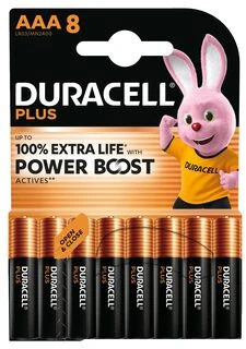 DURACELL Plus Boost MN2400 AAA BL8 | Duracell