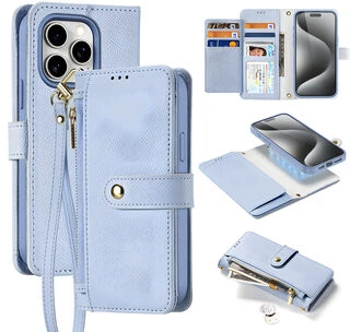Dux Ducis Lawa odinis dėklas skirtas iPhone 15 Pro Max – mėlynos spalvos