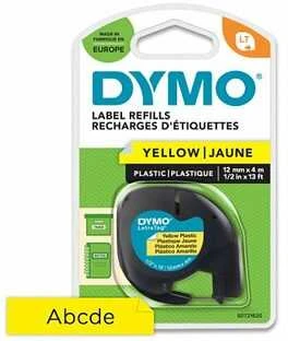 Etikečių spausdintuvo juostelė DYMO 12mm, 4m, geltona / S0721620