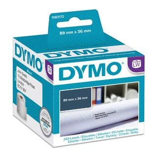 DYMO 1983172 etiketė spausdinimui Balta Lipni spausdintuvo etiketė