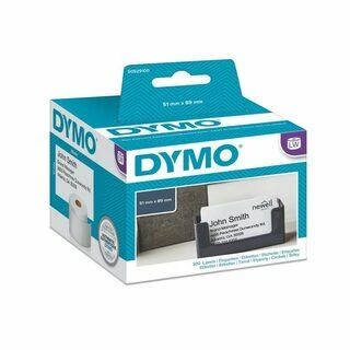 DYMO LW - Appointment / Name Badge Cards - 51 x 89 mm - S0929100 Balta Nelipni spausdintuvo etiketė